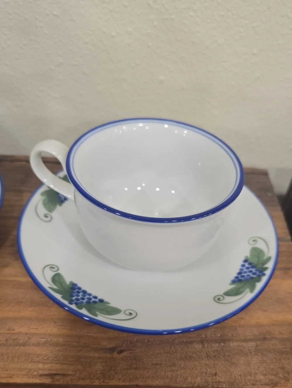 DANSK - Set Of 2 Provence Harvest Demitasse Tea Cup and Saucer